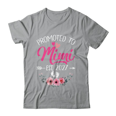 Promoted To Mimi Est 2027 Mothers Day First Time Shirt & Tank Top | teecentury