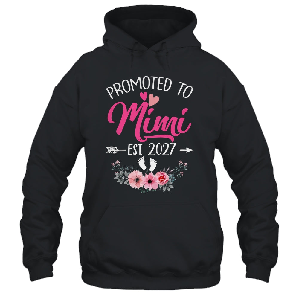 Promoted To Mimi Est 2027 Mothers Day First Time Shirt & Tank Top | teecentury