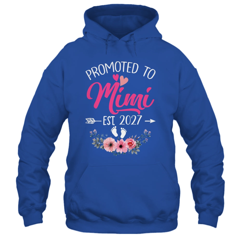 Promoted To Mimi Est 2027 Mothers Day First Time Shirt & Tank Top | teecentury