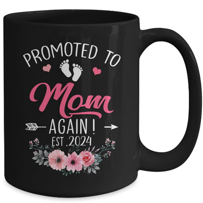 Promoted To Mom Again Est 2024 Mothers Day Mug | teecentury