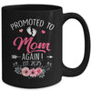 Promoted To Mom Again Est 2025 Mothers Day Mug | teecentury