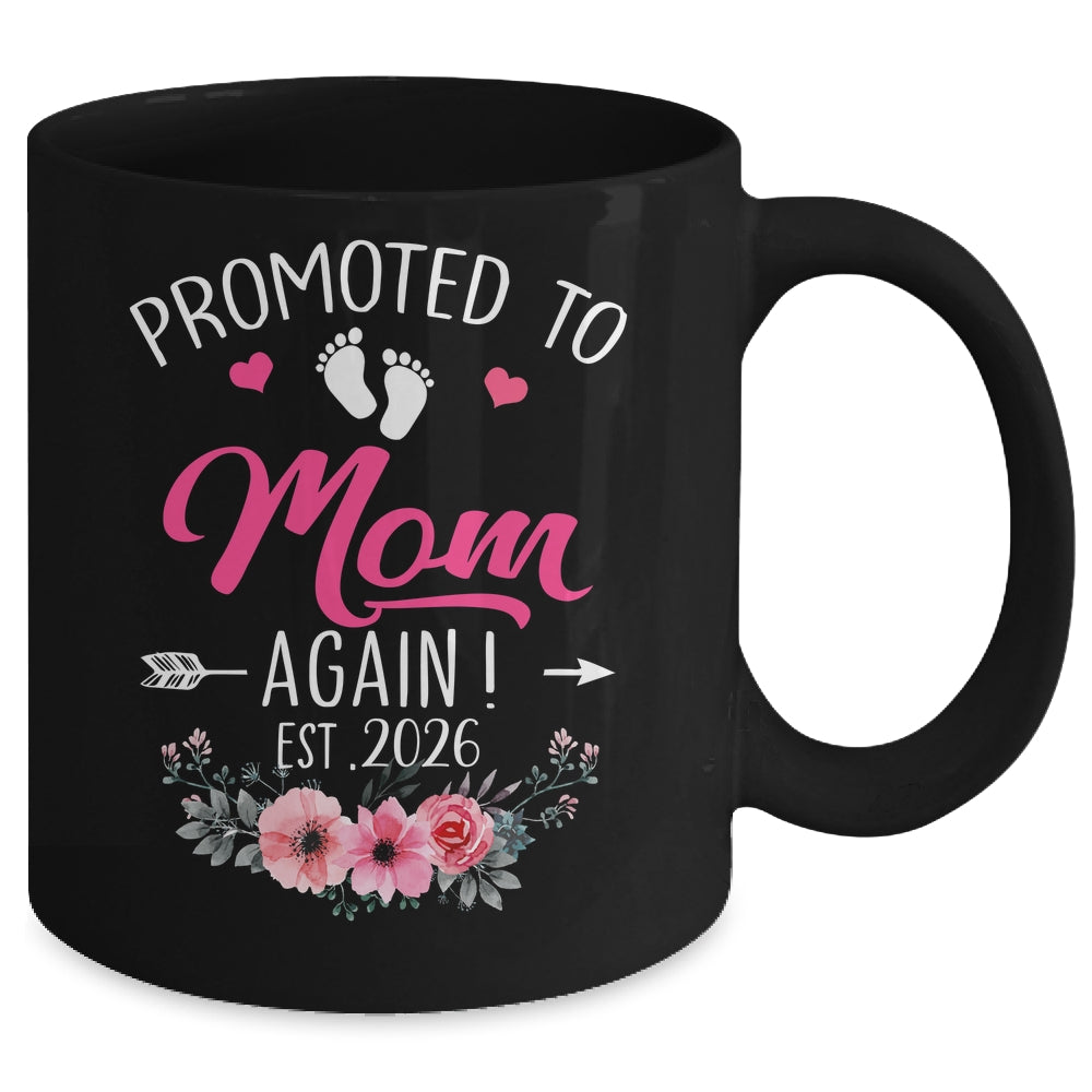 Promoted To Mom Again Est 2026 Mothers Day Mug | teecentury