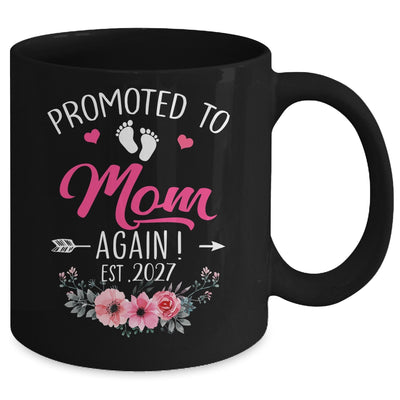 Promoted To Mom Again Est 2027 Mothers Day Mug | teecentury
