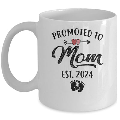 Promoted To Mom Est 2024 First Time Mothers Day Mug | teecentury