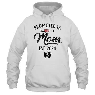 Promoted To Mom Est 2024 First Time Mothers Day Shirt & Tank Top | teecentury