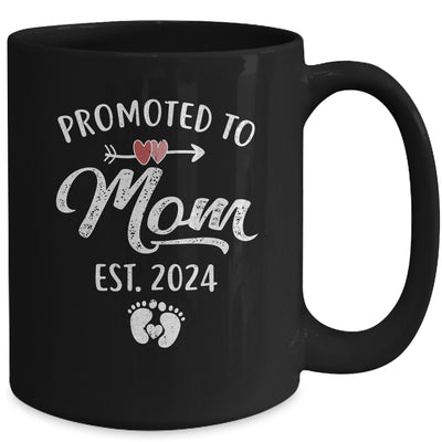 Promoted To Mom Est 2024 Funny First Time Mothers Day Mug | teecentury