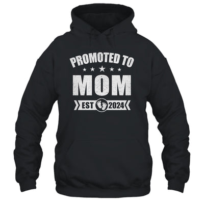 Promoted To Mom Est 2024 Mothers Day First Time New Mommy Shirt & Tank Top | teecentury