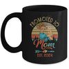 Promoted To Mom Est 2024 Retro First Time Mom Mug | teecentury