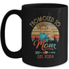 Promoted To Mom Est 2024 Retro First Time Mom Mug | teecentury