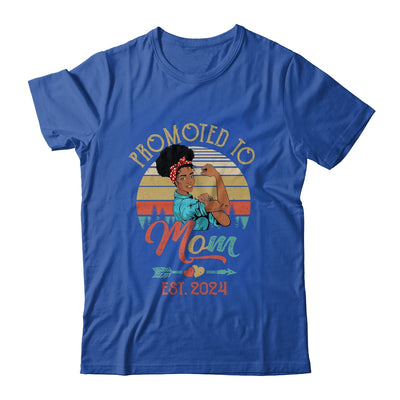 Promoted To Mom Est 2024 Vintage First Time Mom Shirt & Tank Top | teecentury