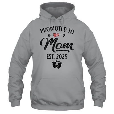 Promoted To Mom Est 2025 First Time Mothers Day Shirt & Tank Top | teecentury