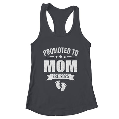 Promoted To Mom Est 2025 Mothers Day First Time New Mommy Shirt & Tank Top | teecentury