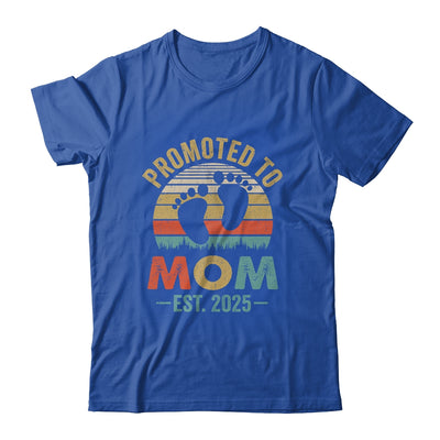 Promoted To Mom Est 2025 Mothers Day Vintage Shirt & Tank Top | teecentury