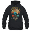 Promoted To Mom Est 2025 Retro First Time Mom Shirt & Tank Top | teecentury