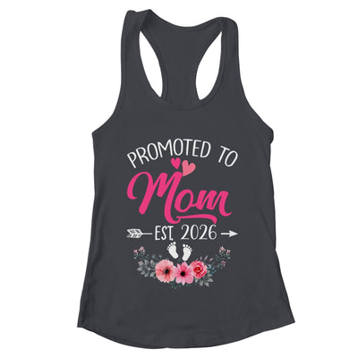Promoted To Mom Est 2026 Mothers Day First Time Shirt & Tank Top | teecentury