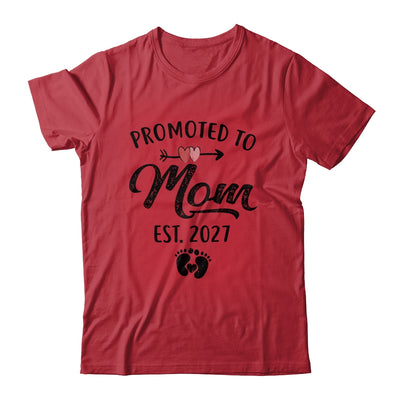 Promoted To Mom Est 2027 First Time Mothers Day Shirt & Hoodie | teecentury