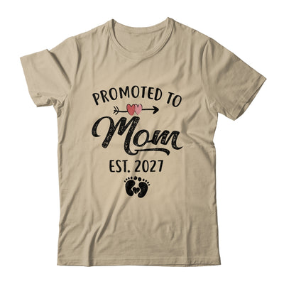 Promoted To Mom Est 2027 First Time Mothers Day Shirt & Hoodie | teecentury