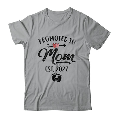 Promoted To Mom Est 2027 First Time Mothers Day Shirt & Hoodie | teecentury