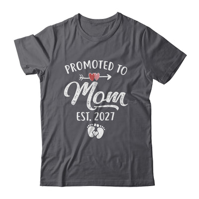 Promoted To Mom Est 2027 Funny First Time Mothers Day Shirt & Hoodie | teecentury