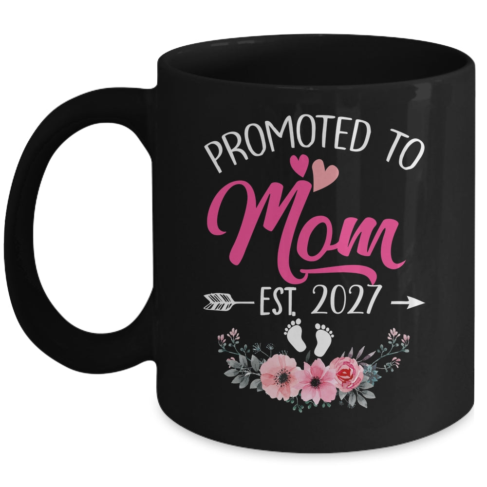 Promoted To Mom Est 2027 Mothers Day First Time Mug | teecentury