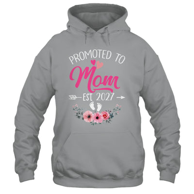 Promoted To Mom Est 2027 Mothers Day First Time Shirt & Tank Top | teecentury