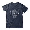 Promoted To Mommy 2025 Pregnancy Announcement Floral Shirt & Tank Top | teecentury