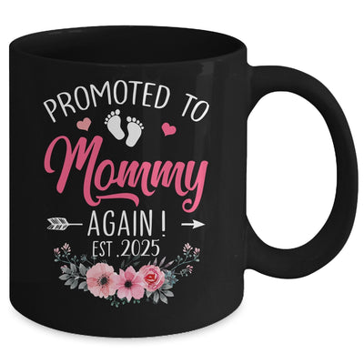 Promoted To Mommy Again Est 2025 Mothers Day Mug | teecentury