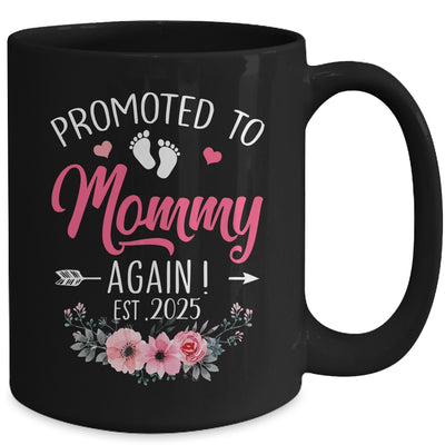 Promoted To Mommy Again Est 2025 Mothers Day Mug | teecentury