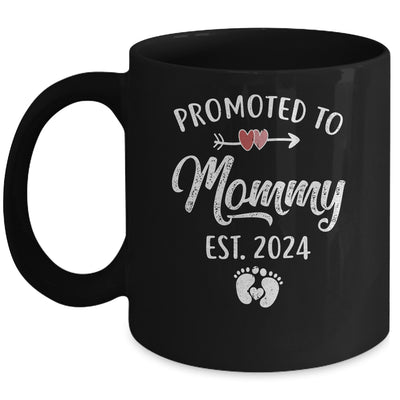 Promoted To Mommy Est 2024 Funny First Time Mothers Day Mug | teecentury