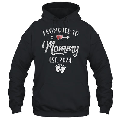 Promoted To Mommy Est 2024 Funny First Time Mothers Day Shirt & Tank Top | teecentury