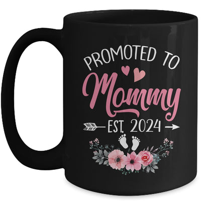 Promoted To Mommy Est 2024 Mothers Day First Time Mug | teecentury