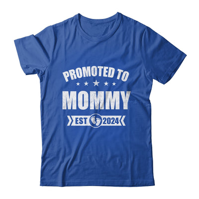 Promoted To Mommy Est 2024 Mothers Day First Time New Mom Shirt & Tank Top | teecentury