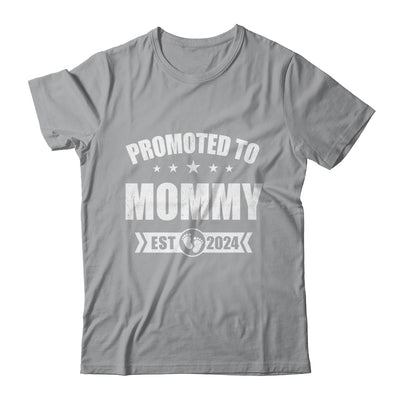 Promoted To Mommy Est 2024 Mothers Day First Time New Mom Shirt & Tank Top | teecentury