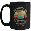 Promoted To Mommy Est 2024 Retro First Time Mommy Mug | teecentury