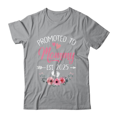 Promoted To Mommy Est 2025 Mothers Day First Time Shirt & Tank Top | teecentury