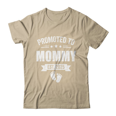 Promoted To Mommy Est 2025 Mothers Day First Time New Mom Shirt & Tank Top | teecentury