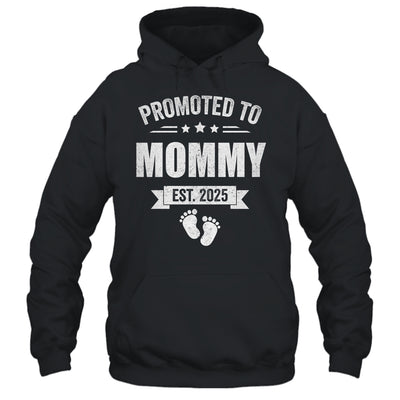 Promoted To Mommy Est 2025 Mothers Day First Time New Mom Shirt & Tank Top | teecentury