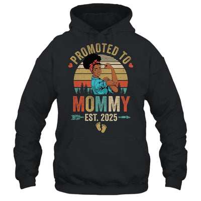 Promoted To Mommy Est 2025 Vintage First Time Mommy Shirt & Tank Top | teecentury