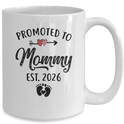 Promoted To Mommy Est 2026 First Time Mothers Day Mug | teecentury