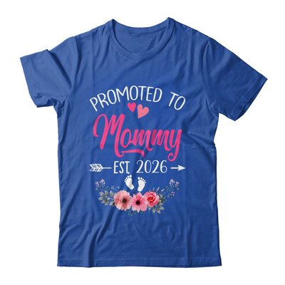 Promoted To Mommy Est 2026 Mothers Day First Time Shirt & Tank Top | teecentury