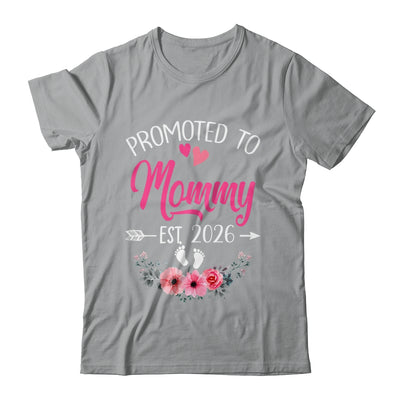 Promoted To Mommy Est 2026 Mothers Day First Time Shirt & Tank Top | teecentury