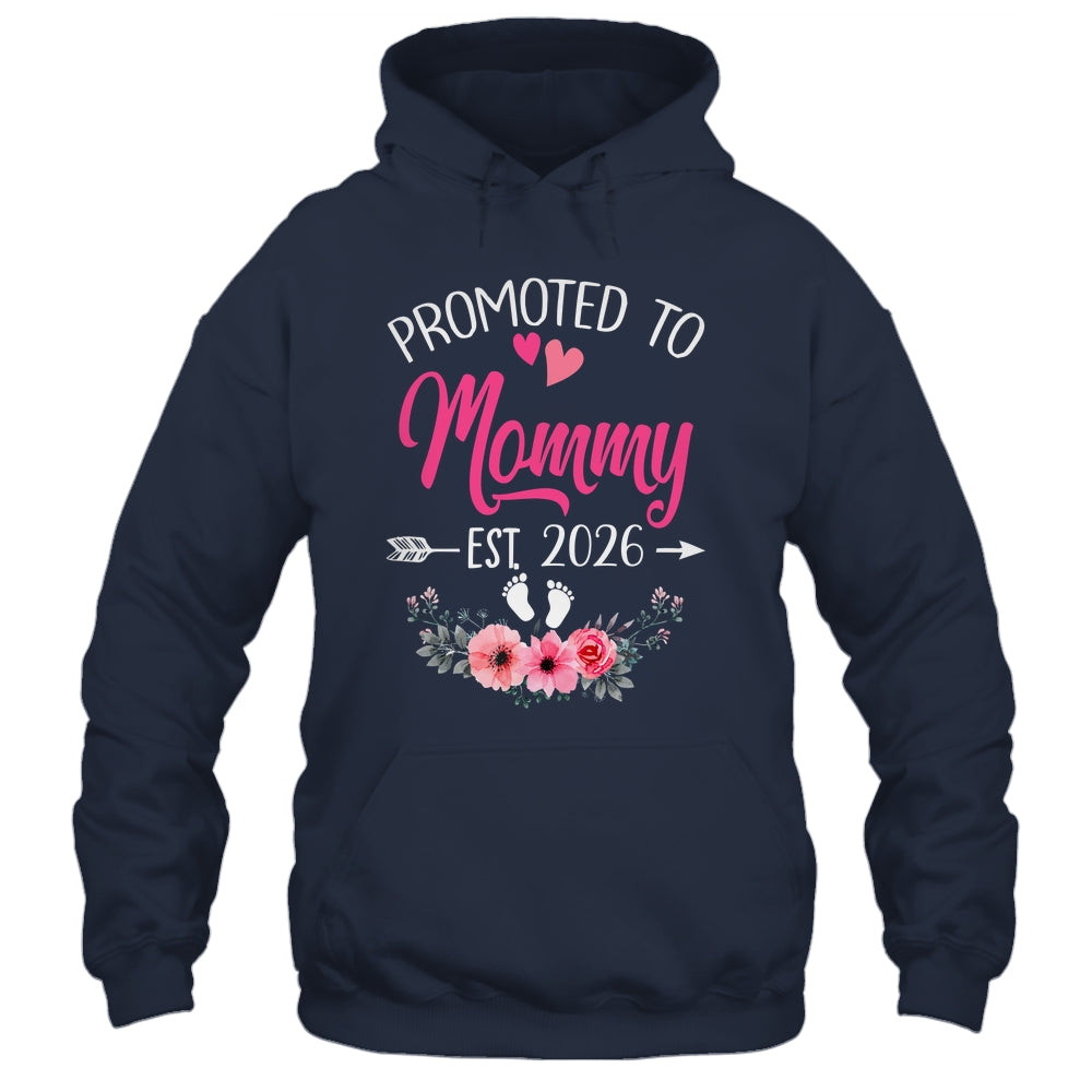 Promoted To Mommy Est 2026 Mothers Day First Time Shirt & Tank Top | teecentury