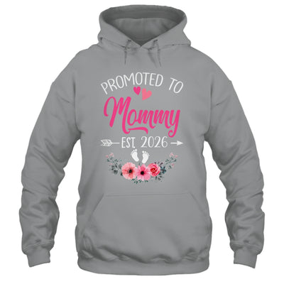 Promoted To Mommy Est 2026 Mothers Day First Time Shirt & Tank Top | teecentury