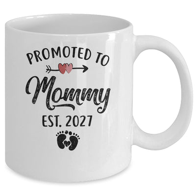 Promoted To Mommy Est 2027 First Time Mothers Day Mug | teecentury
