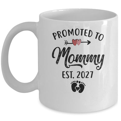 Promoted To Mommy Est 2027 First Time Mothers Day Mug | teecentury