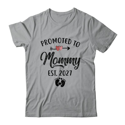 Promoted To Mommy Est 2027 First Time Mothers Day Shirt & Hoodie | teecentury