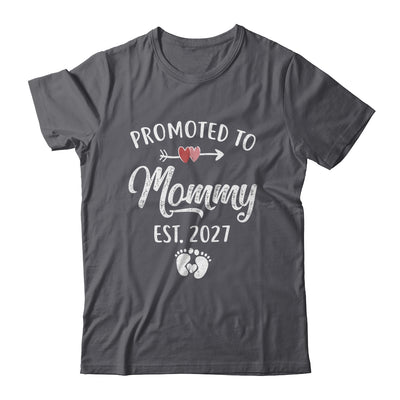 Promoted To Mommy Est 2027 Funny First Time Mothers Day Shirt & Hoodie | teecentury