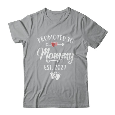 Promoted To Mommy Est 2027 Funny First Time Mothers Day Shirt & Hoodie | teecentury