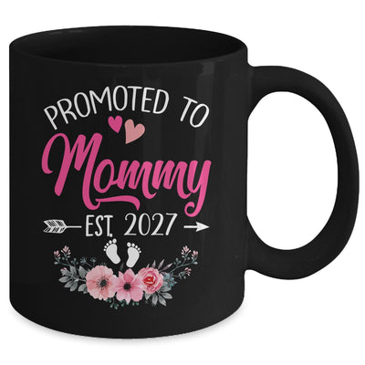Promoted To Mommy Est 2027 Mothers Day First Time Mug | teecentury