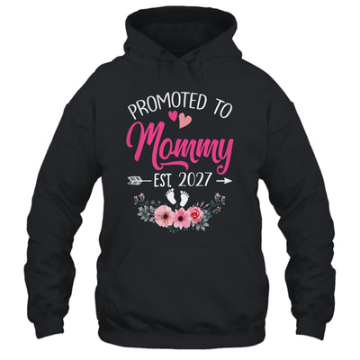Promoted To Mommy Est 2027 Mothers Day First Time Shirt & Tank Top | teecentury